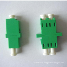 LC / APC-LC / APC Adaptador de fibra óptica dúplex de un solo modo